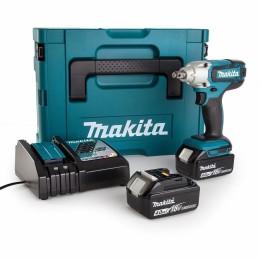 Гайковерт Makita DTW190RME ак,{18В,2х4Ач Li-ion,0-3000у\м,190Нм,квадр1\2",1.4кг,чем,подсв,М8-М16}